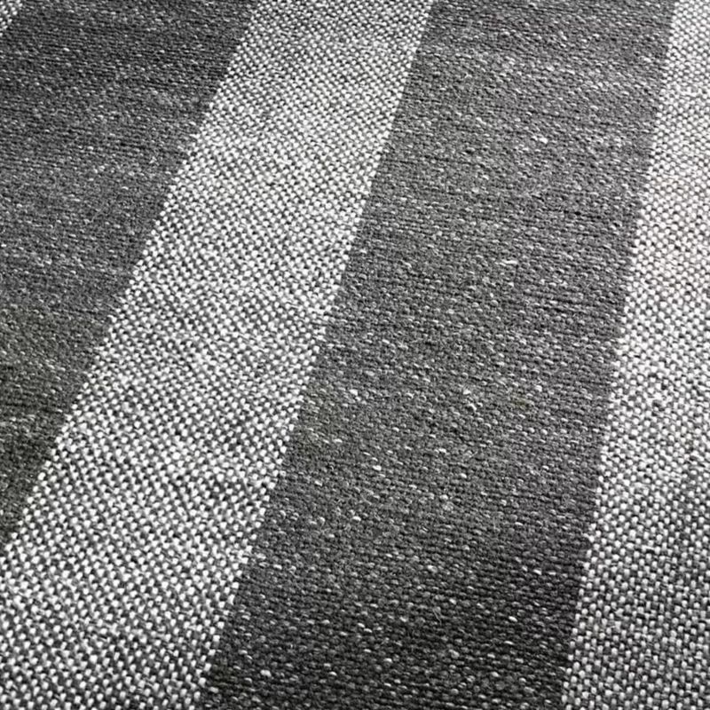 Play Maar Stripe Black and Warm White Indoor/Outdoor Performance Area Rug 9'x12' - video 1 of 1